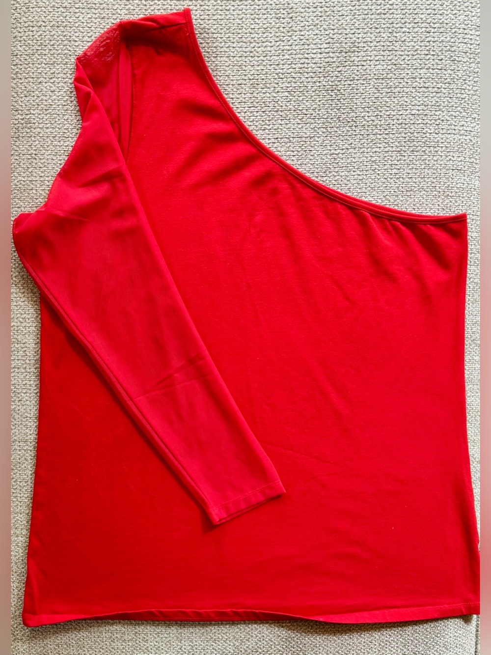 Torrid One-Shoulder “Foxy” Mesh Sleeve Top - Size 3X